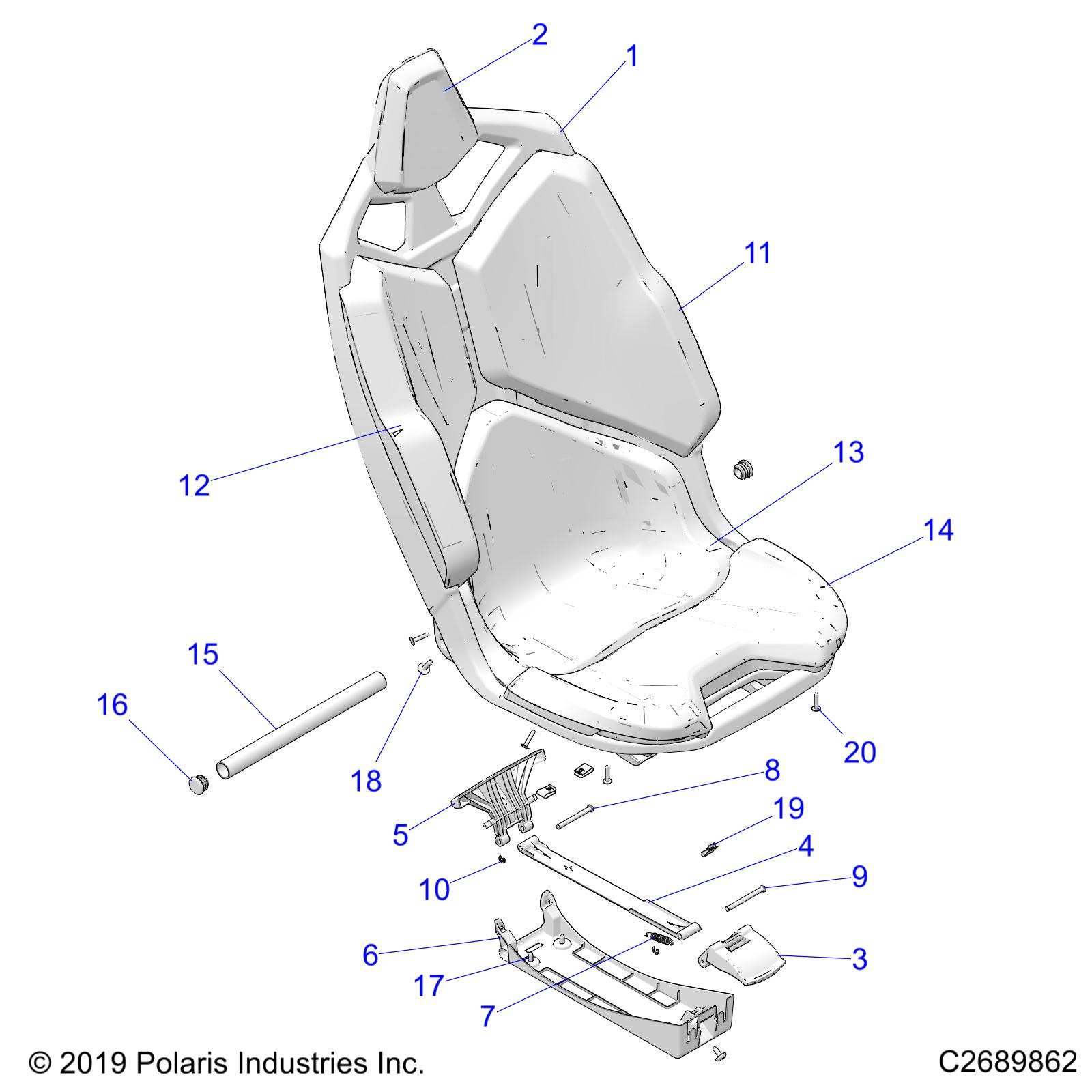 Part Number : 5459946 LINK-RELEASE SEAT